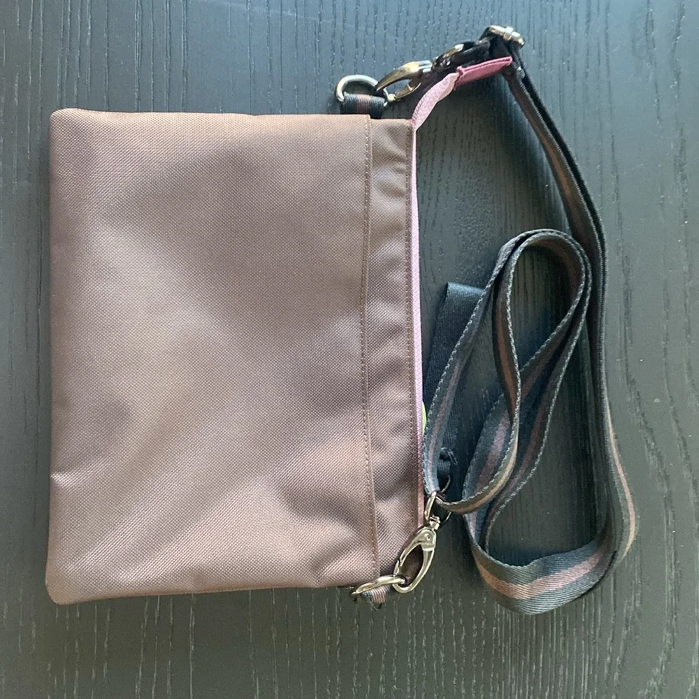Sherpani cross body, brown and purple - Picture 2 of 5
